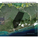 Map of the oil spill zone and Waterkeeper Alliance’s water sample locations in Grand Bahama.